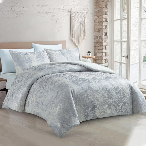 Mystic Jacquard 3PC Duvet Cover Set