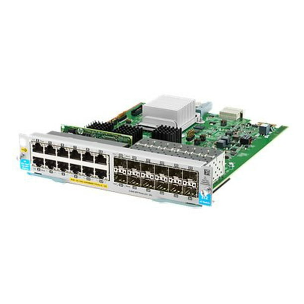 HPE - module d'Extension - Gigabit Ethernet (PoE+) x 12 + Gigabit SFP x 12 - pour HPE Aruba 5406R, 5406R 16, 5406R 44, 5406R 8 Ports, 5406R zl2, 5412R, 5412R 92, 5412R zl2