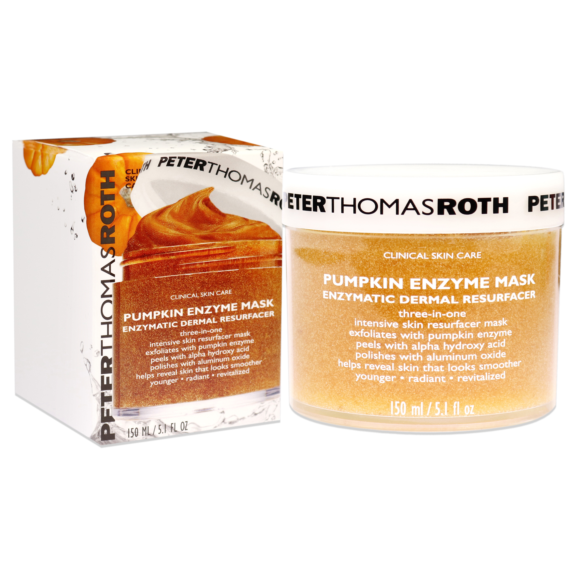 Peter Thomas Roth Pumpkin Enzyme Mask - Pack of 2, 5.1 oz Mask