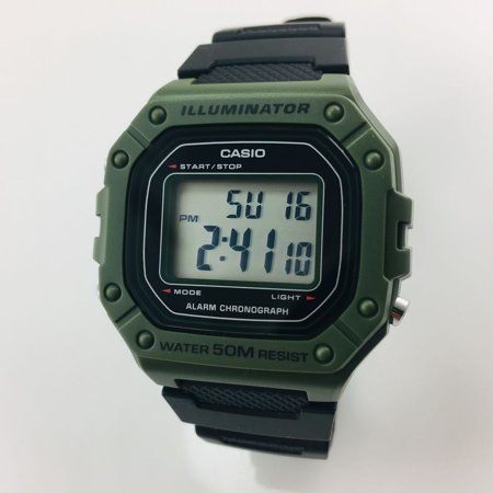 casio w218h black