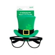 Way To Celebrate St. Patrick's Day Glasses With Top Hat