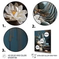 thumbnail image 3 of Designart "Tranquil Zen with Blue Buddha Statue II" Spiritual Framed Wall Art - Global Blue Meditation Entryway Framed Wall Art, 3 of 6