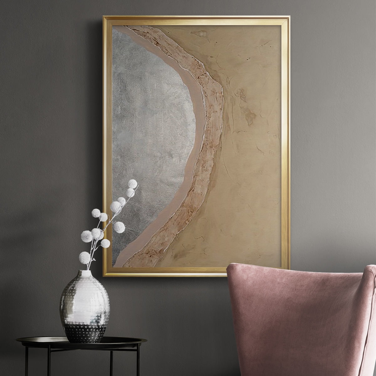 Silver Lake I Premium Framed Print, in Gold, Black, or Silver - Ready to Hang