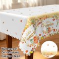 thumbnail image 2 of Tchckioa Harvest Pumpkins 52x70 Inch Tablecloth,Rectangle Stain Proof Table Cover for Kitchen Decor, 2 of 6