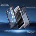 thumbnail image 4 of For Xiaomi Redmi Note 14 Pro 5G Case Waterproof, Built-in Screen & Camera Protector IP68 Underwater Full Body Military Dropproof Shockproof Cover, 4 of 7
