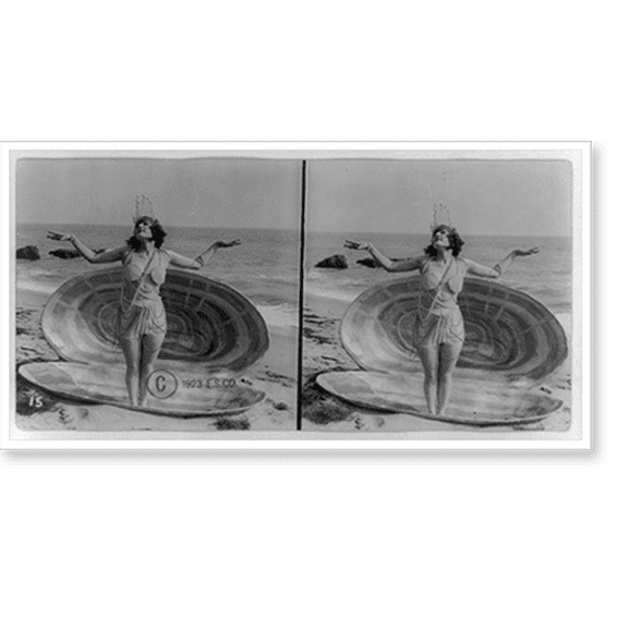 Historic Print, The Birth of a pearl, 18" x 24"
