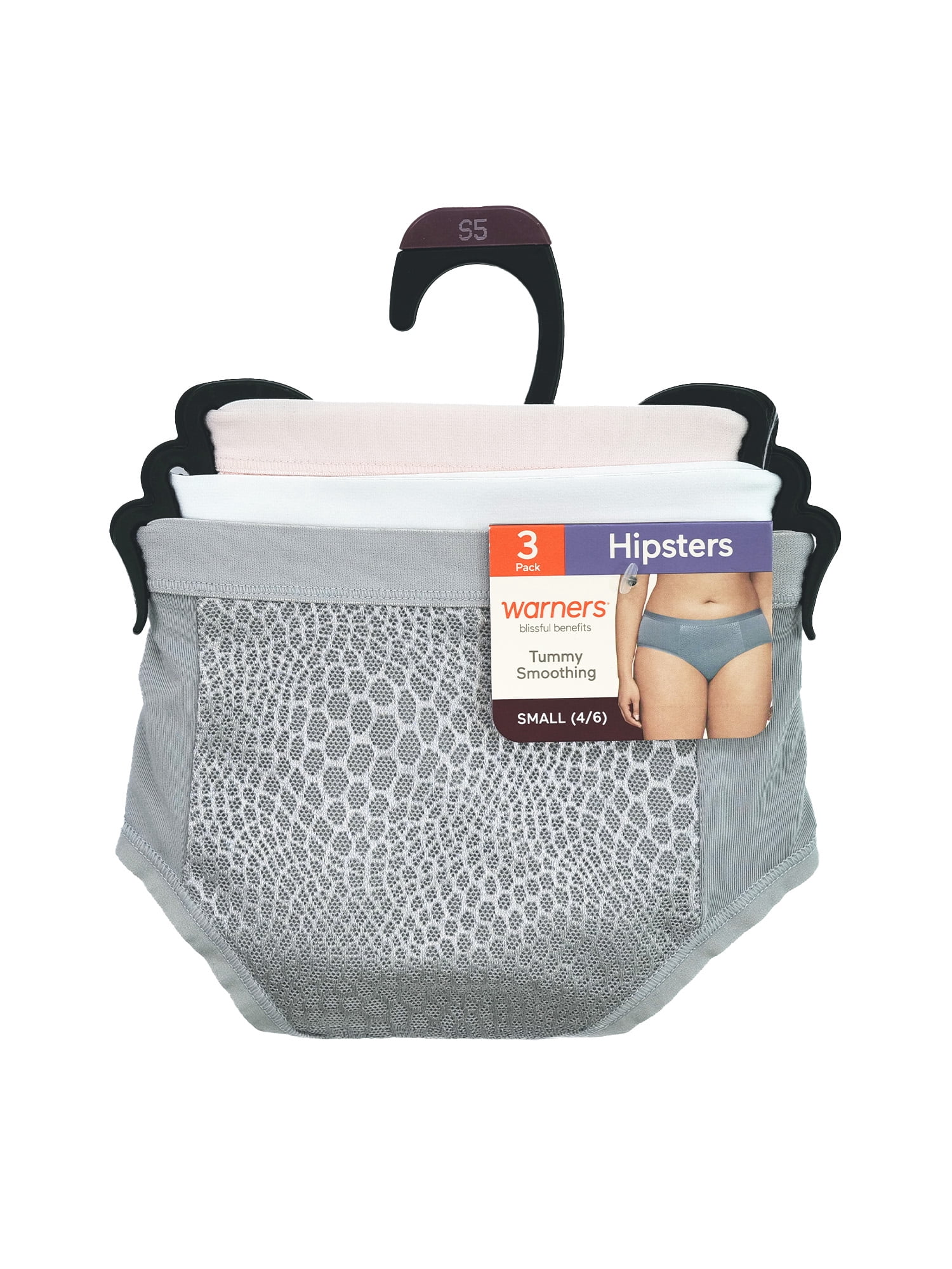 Warners®Blissful Benefits Women's Tummy Smoothing Hipster 3-Pack , Sizes S-3XL