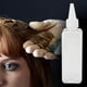 thumbnail image 5 of 15 botellas cuadradas de 100 ml para tinte de cabello, de plástico transparente, con boquilla puntiaguda (con boquilla transparente)., 5 of 7