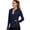Navy, variant on Women's 1/4 Zipper Workout Hoodie Tops UPF 50+ Cooling Long Sleeve Shirts Quick Dry Hiking Outdoor Outfits