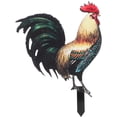 thumbnail image 1 of MasteelfCA Piquet de Poulet pour Jardin Coq Sculpture Réaliste pour Cour, 1 of 8