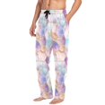 thumbnail image 2 of FORMRS Mens Pajama Pants with Pockets Soft Cotton Sleepwear Lounge Bottoms, Sizes S-2XL, Watercolor Marble Pattern, 2 of 7