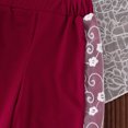 thumbnail image 4 of mgoYE Toddler Baby Girls Clothes Short Sleeve Bow Top + Straight Pants Girls Spring and Fall 2 Pcs Outfits 12-18 Months, 4 of 9