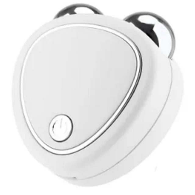 Facial Massager, Muscle Relaxation, Wrinkle Removal, Anti-Aging, USB Charging, Skin Tightening, for Home, Travel, Office, White