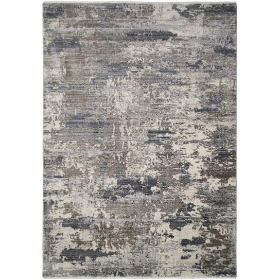 Mayberry Rug WD4006 5X8 5 ft. 3 in. x 7 ft. 3 in. Windsor Jetty Area Rug, Gray