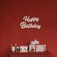 thumbnail image 4 of FELTECHELECTR 1 juego de placa de madera para decoración de pared con texto "Feliz cumpleaños", letrero colgante., 4 of 7
