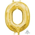 thumbnail image 1 of Ballon Party-Eh! d'Anagram International avec lettres en or en forme de O, 1 of 1