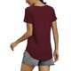 thumbnail image 3 of Pntutb Mujeres Cuello Redondo Color Sólido Manga Corta Casual Todo-Fósforo Pullover tops Pntutb Pntutb-4284, 3 of 9