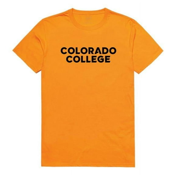 W Republic 537-285-GLD-05 Colorado College T-Shirt, Gold - 2XL