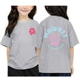 thumbnail image 2 of Trendfront Girls Hawaii Tropical T Shirt Aloha State Hibiscus Flower Print Crewneck Short Sleeve Tee Summer Beach Holiday Clothes Kids Casual Vacation Top, 2 of 4