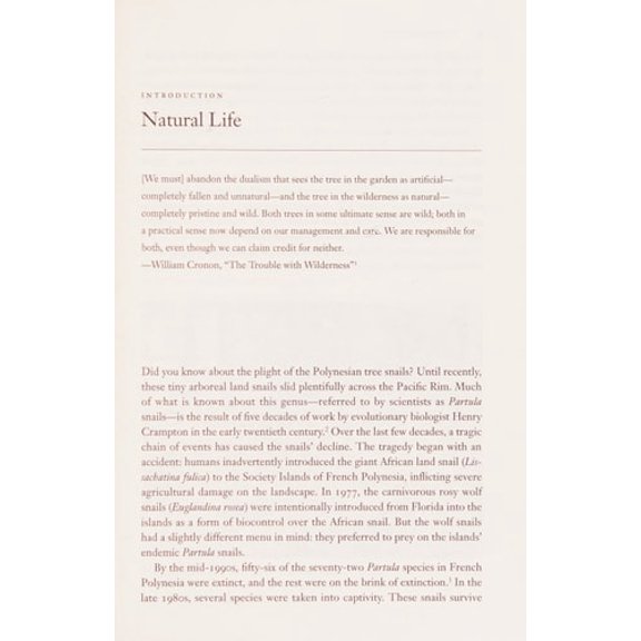 Pre-Owned Wild Life: The Institution of Nature (Paperback) 0804795681 9780804795685
