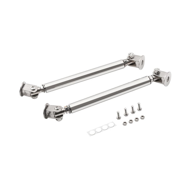 Barra De Soporte De Barra Duradera Profesional De 10 Cm/3,93 Pulgadas Barra De Soporte De Acero Inoxidable De Alta Accesorios De Estilo De Coche 2 Piezas Eigraketly VI008855-05
