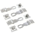 thumbnail image 1 of Red Hound Auto Door Padlock Hasp Clasp Latch 304 Stainless Steel Marine Grade for Cabinets Doors Drawers Gates and Sheds 2-5/8 x 15/16 Inches Set of 4, 1 of 4