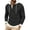 Black, variant on Admvng Mens Hooded Shirt Drawstring Hood Long Sleeve Casual Hoodie