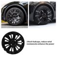 thumbnail image 4 of Couvercle de Moyeu de Roue, 4Pcs 19in Roue Moyeu Faible Résistance au Vent Protection Remplacement pour le Modèle Y 2021 2022 2023, 4 of 8