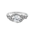 thumbnail image 1 of PVCS Women Ultra Flash Micro Inlaid Zircon Geometric Zircon Ring Lady Engagement Ring, 1 of 6
