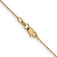 thumbnail image 4 of 14k Yellow Gold .80 mm Diamond Cut Cable Chain, 4 of 5