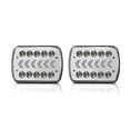 thumbnail image 2 of Paquete de 2 faros delanteros LED para automóvil de 7 pulgadas con haz alto / bajo blanco CACAGOO Faros de automóviles, 2 of 7