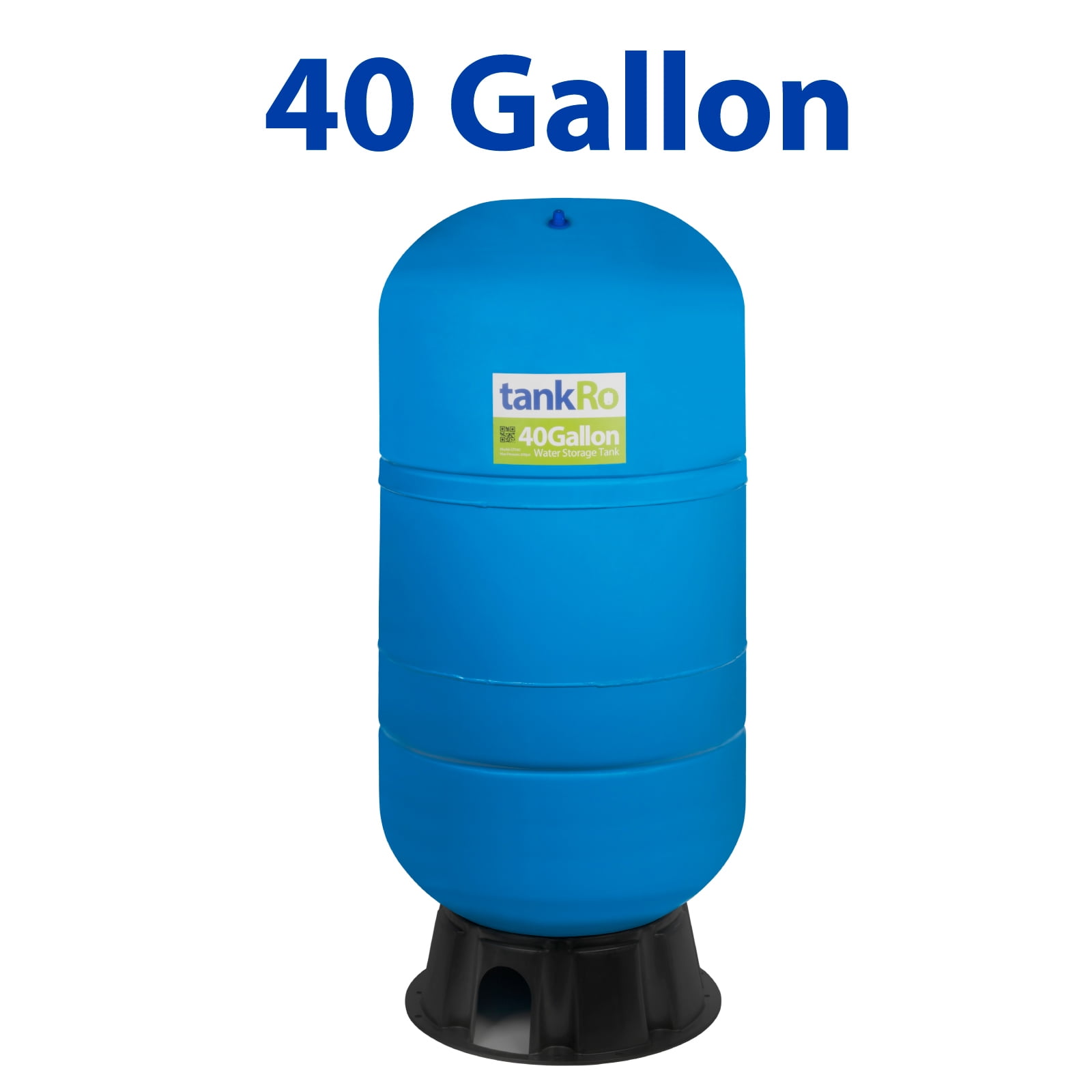 tankRO RO Water Filtration System Expansion Tank 40 Gallon Water Tank Large Reverse