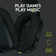 Logitech G435 LIGHTSPEED and Bluetooth Wireless Gaming Headset Lightweight overear headphones