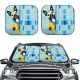 thumbnail image 2 of Fotbe French Bulldog Dog in a Bathtub 2-Piece Car Windshield Sun Shade | Sun Blocker for Car Windshield | Foldable Automotive Interior Accessories for Sun Protection-Large, 2 of 7