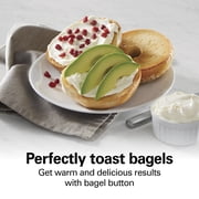 Hamilton Beach Contemporary 2-Slice Toaster with Wide Slots, Bagel Function, Toast Boost, Stainless Steel