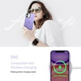 thumbnail image 6 of for iPhone 11 Case, [Support Wireless Charging] Soft Silicone Slim Anti-Scratch Phone Case Cover for iPhone 11 6.1 inch, Purple, 6 of 13