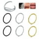 thumbnail image 2 of 6 PCS no perforados de acero inoxidable de clip en el cierre de anillo redondo de 8 mm aro labios anillo de oreja no perforación remolino septum anillo de la nariz, 2 of 8