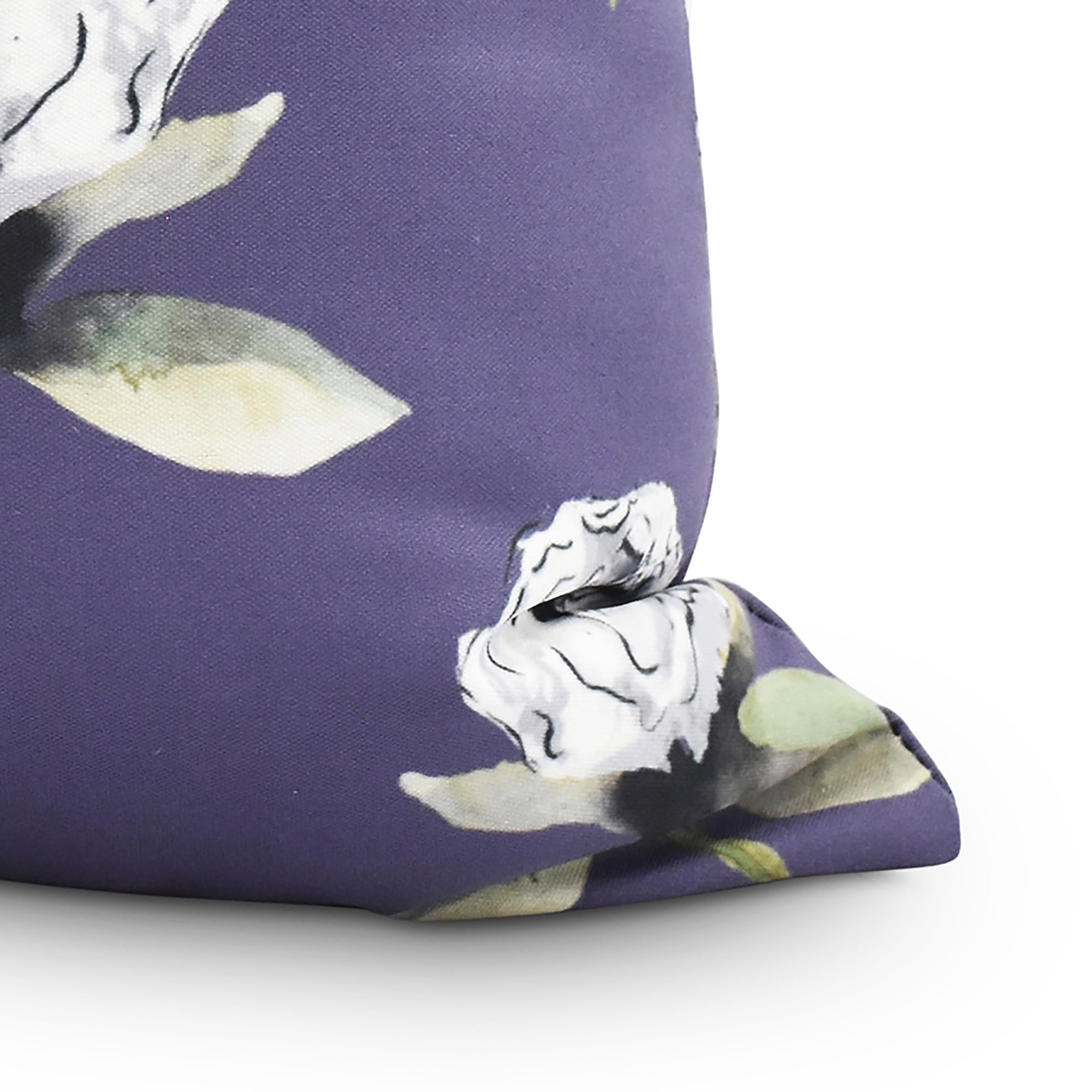 Simply Daisy, 16" x 16" Floral Bunch Purple Floral Print Decorative Outdoor Throw Pillow