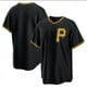 thumbnail image 1 of Nuevo Uniforme De Béisbol Cardigan Pirates Baseball Blank Ropa Deportiva De Verano Negra-M(40), 1 of 2