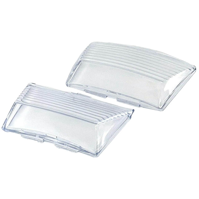 1 Pair Light Lens Cover Fender Cover Lens Fender Tips Mud Guard for Electra Glide Transparent