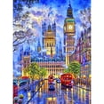 thumbnail image 1 of 5D Kit DIY ciudad paisaje completo redondo diamante pintura mosaico strass imagen FLhrweasw Nuevo, 1 of 9