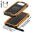 thumbnail image 4 of Chargeur Portable Solaire 20000mAh Sans Fil USB Type C Matériau Plastique Camping Randonnée Urgence, 4 of 5