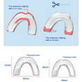 thumbnail image 2 of XIRQI 8Pcs Mouth Guard for Grinding Teeth at Night,Dental-grade Non-toxic Soft EVA Night Guards for Teeth Grinding,Two Thickness Options Mouth Guard, 2 of 5