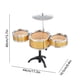 thumbnail image 3 of Batería electrónica infantil con micrófono y órgano | Juguete musical moderno para niños | Instrumento de percusión de jazz con luces | Juguete musical educativo, 3 of 6