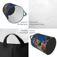 thumbnail image 3 of Uemuo Colorful Coral Reef Pattern Circular Laundry Hamper Basket with handles,Collapsible laundry basket,Large capacity laundry hamper,Laundry Organizer-Medium, 3 of 8