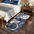 thumbnail image 5 of MJIAexp 2'x6' Abstract Kitchen Runner Rug,Indoor Boho Machine Washable Hallway Runner Rug Non-Slip Entryway Runner Laundry Rug Throw Carpet for Living Room Dining Room Hallway Kitchen Light Blue, 5 of 7