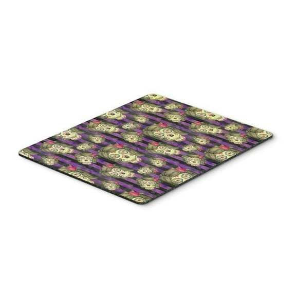 Watecolor Day of the Dead Halloween Mouse Pad - Hot Pad or Trivet