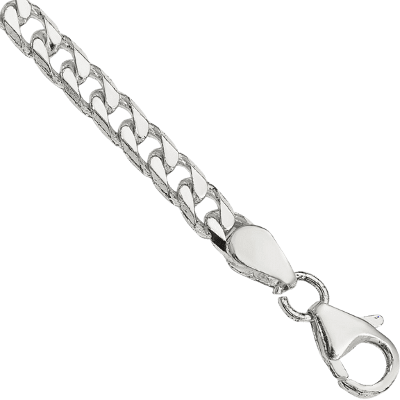 925 Sterling Silver 5mm Curb Link Chain Bracelet