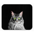 thumbnail image 2 of WIRESTER 8.66x7.08 in Rectangle Mouse Pad with Non-Slip Rubber Base for Computers, Laptop, Office & Home - Maine Coon Cat Vector Portrait, 2 of 5