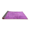 thumbnail image 2 of Ahgly Company Indoor Square Persian Purple Traditional Area Rugs, 4' Square, 2 of 4